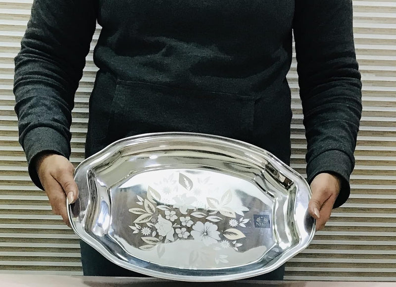 Designer Stainless Steel Serving Tray – Serving Tray