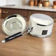 Stainless Steel Saucepan with Lid and PVC – Saucepan