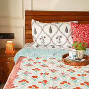 local-kala-double-bed-reversible-mul-dohar-ambarsariya-red