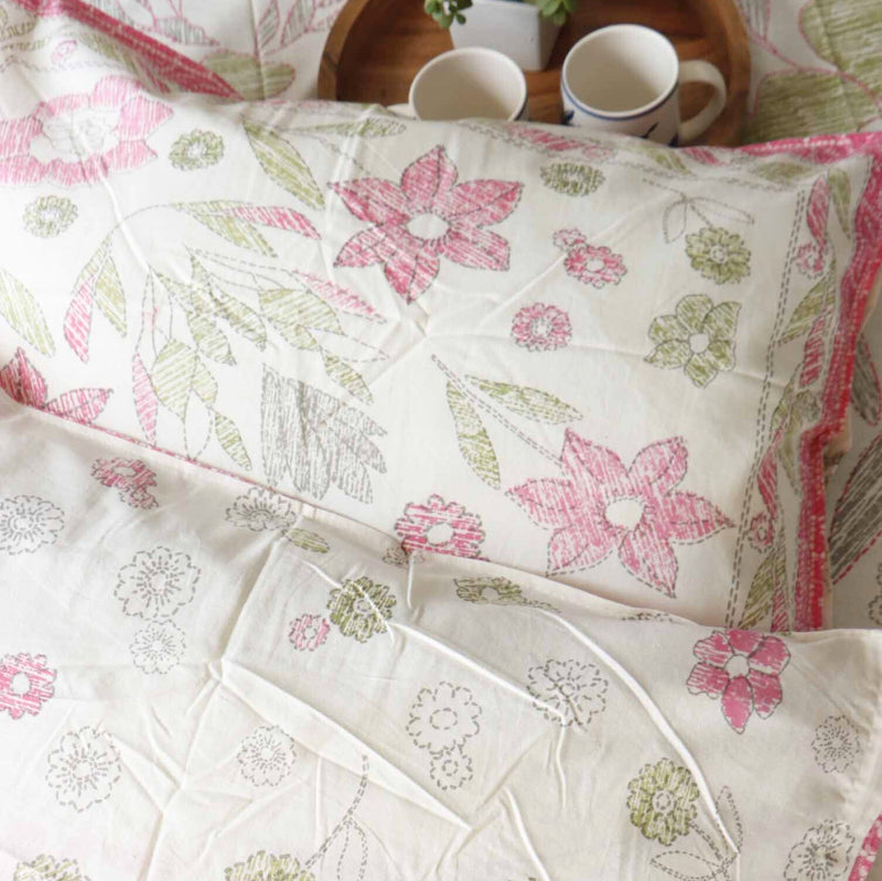 local-kala-crayons-pink-flat-i-fitted-bedsheet-108x108-inches