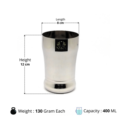 Stainless Steel Glass/Tumbler Set – Drinking Glass
