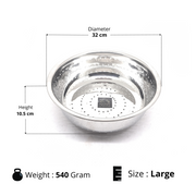 Stainless Steel Rice, Fruits & Vegetables Basin Strainer/Colander – Kitchen Utensil