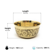 Traditional Brass/Peetal Katori – Serving Bowl