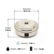Stainless Steel Chapati Box – Chapati Storage Box