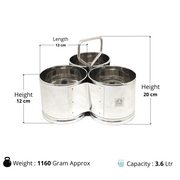 Stainless Steel Chougadha – Kitchen Utensil