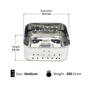 Premium Stainless Steel-square Paneer Maker  – Press Mould