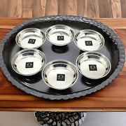 Stainless Steel Sweet Dish Katori Set – Serving Bowl