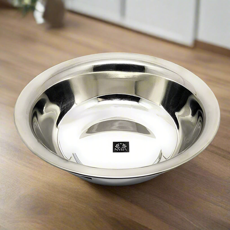 Stainless Steel Deep Mixing Bowl – Serving Bowl