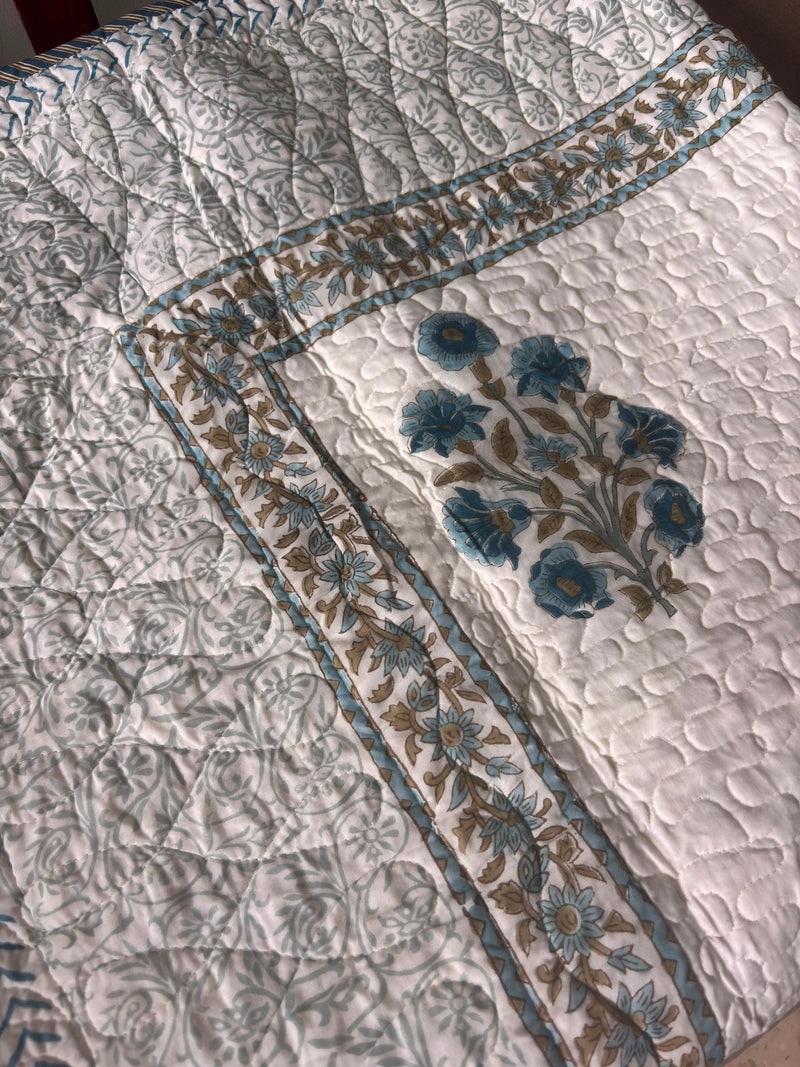 aenak-royal-indigo-buta-handblock-printed-reversible-quilted-cotton-bedcover-set-105x108