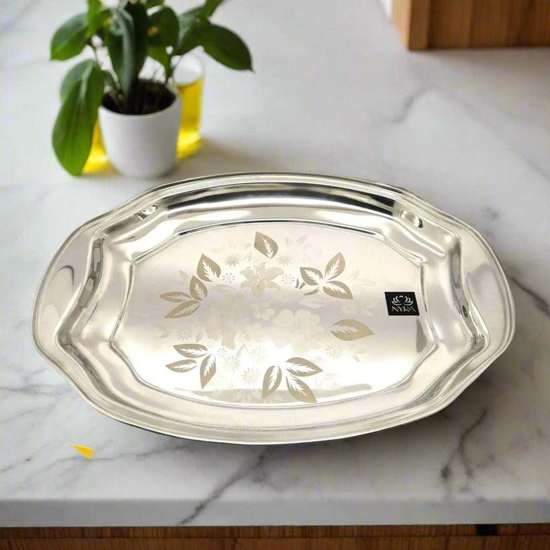 Designer Stainless Steel Serving Tray – Serving Tray