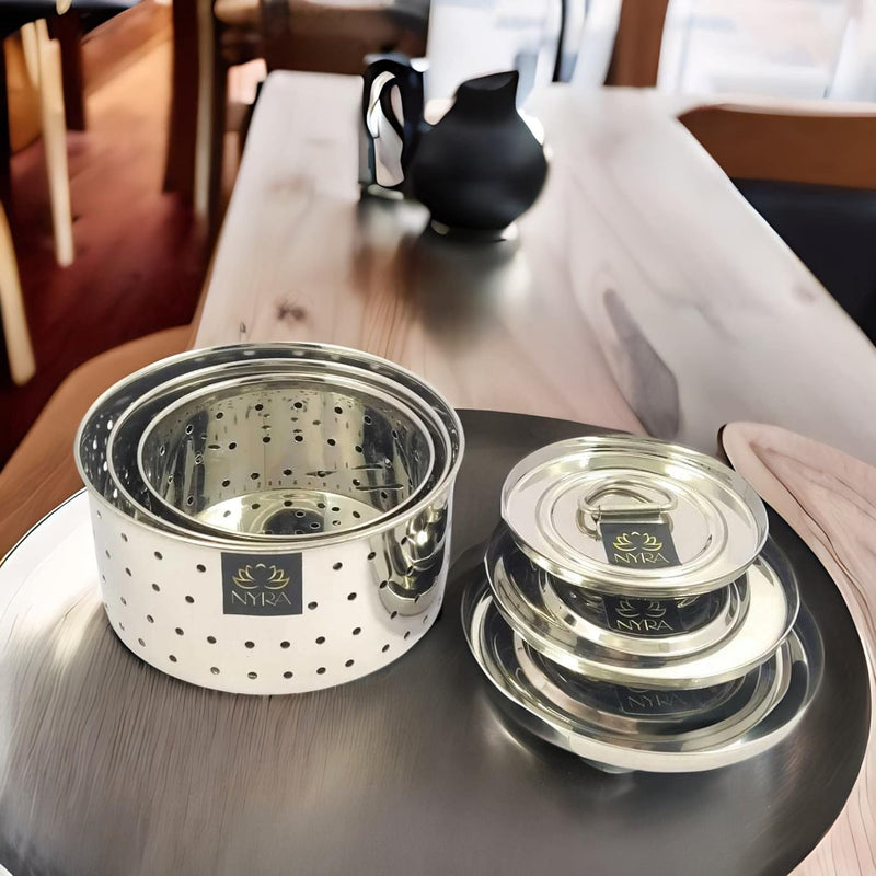 Stainless Steel Glossy-Finish Round Cheese/Paneer Maker – Kitchen Utensil