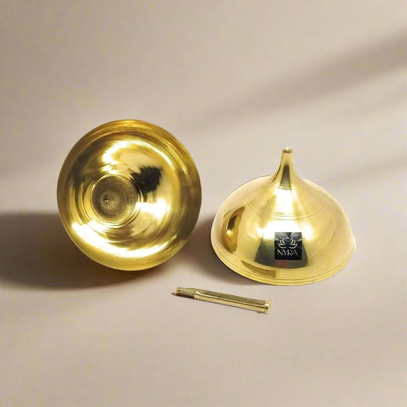 Pure Brass/Peetal Akhand Jyoti Diya – Kitchen Utensil