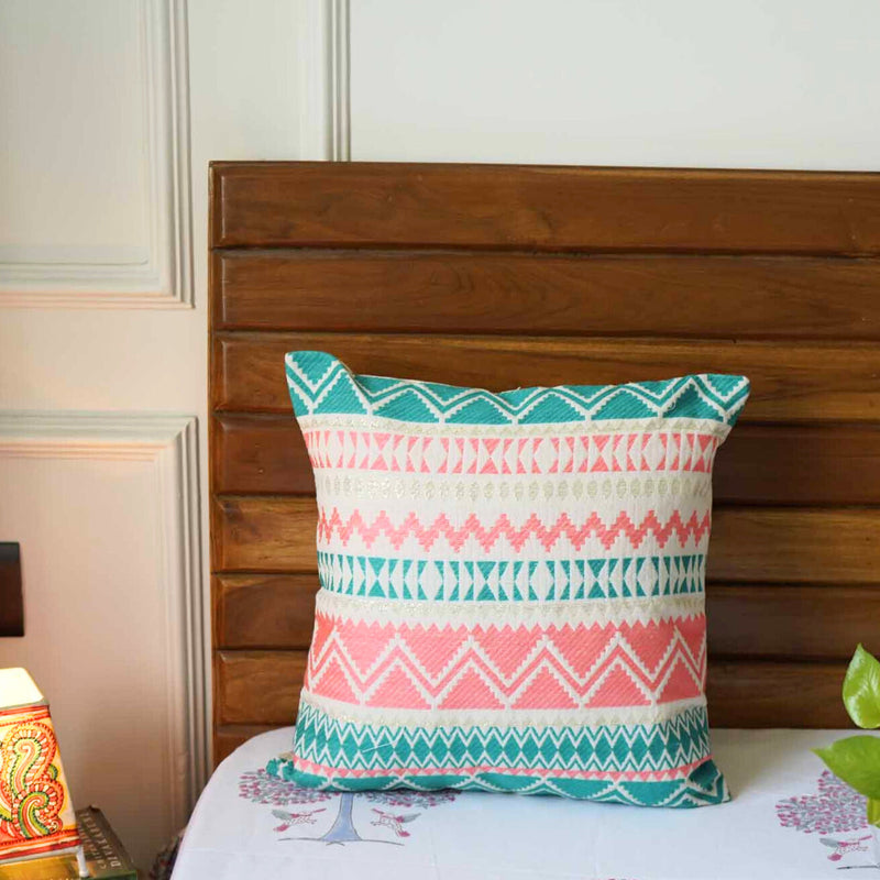 local-kala-rainbow-rapsody-jacquard-cushion-cover
