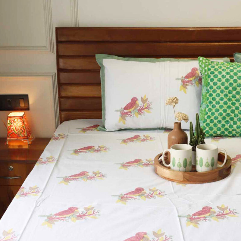 local-kala-birds-flat-i-fitted-bedsheet-108x108-inches