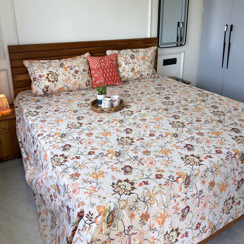 local-kala-anokhi-prints-baige-flat-i-fitted-bedsheet-108x108-inches