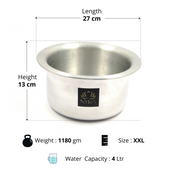 Premium Aluminium Induction Base Tope/Bhagona – Kitchen Utensil