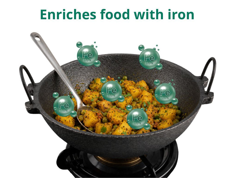Cast Iron Kadai Combo