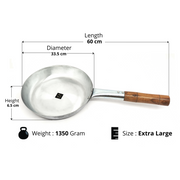 Iron Chinese Fry Pan with Wooden Handle – Frying Pan