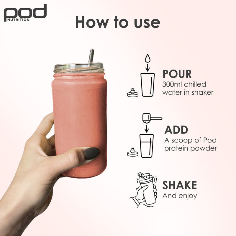 Pod Nutrition Real Strawberry Plant Nutrition Powder