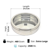 Stainless Steel Storage-Box with See Through Lid – Storage Container
