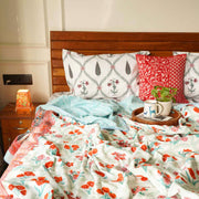 local-kala-double-bed-reversible-mul-dohar-ambarsariya-red