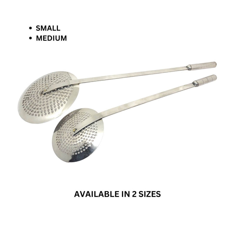 Stainless Steel Jhara/Deep-Frying Skimmer – Deep Fry Skimmer