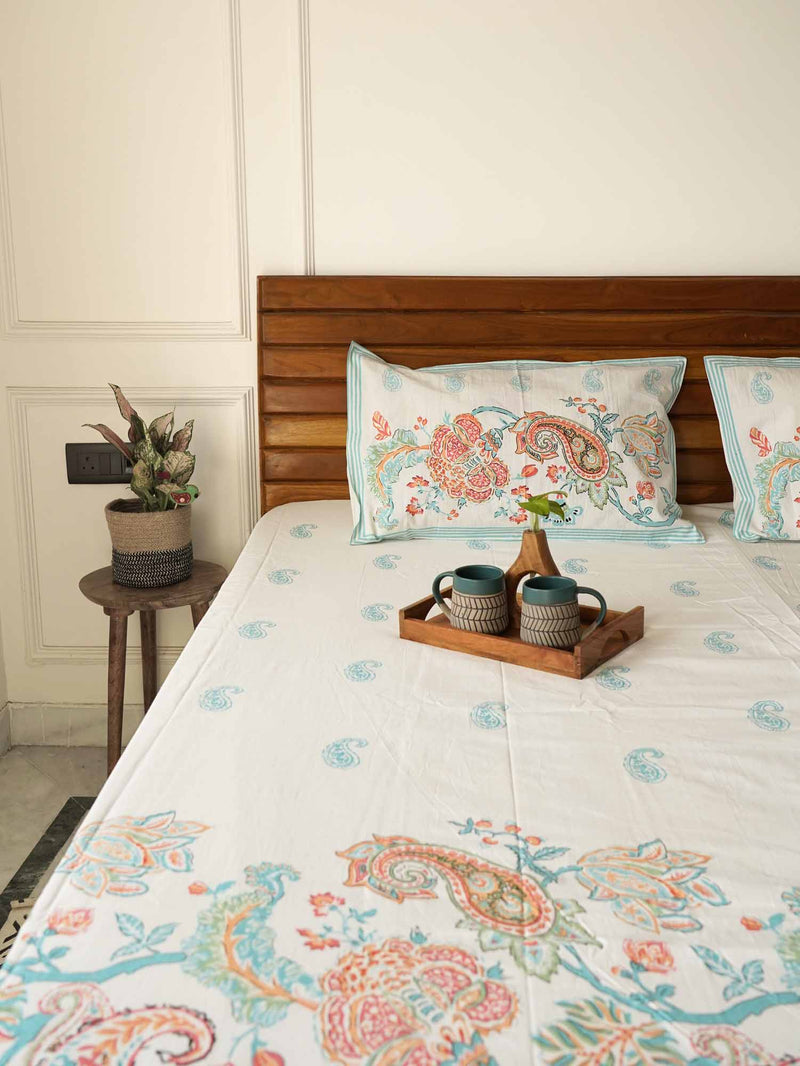 local-kala-jaal-blue-bedsheet-120x120-inches