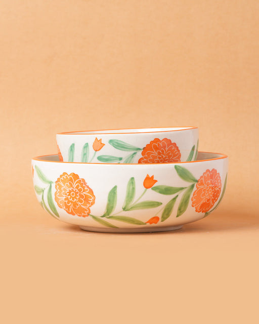 Nurture India Marigold Ceramic Large Small