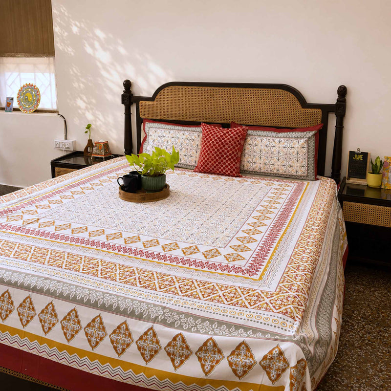 local-kala-b-11-white-flat-i-fitted-bedsheet-108x108-inches
