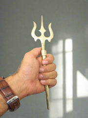 Pure Brass (Peetal) Trishul – Kitchen Utensil