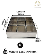 Stainless Steel Commercial Masala Dani – Kitchenware