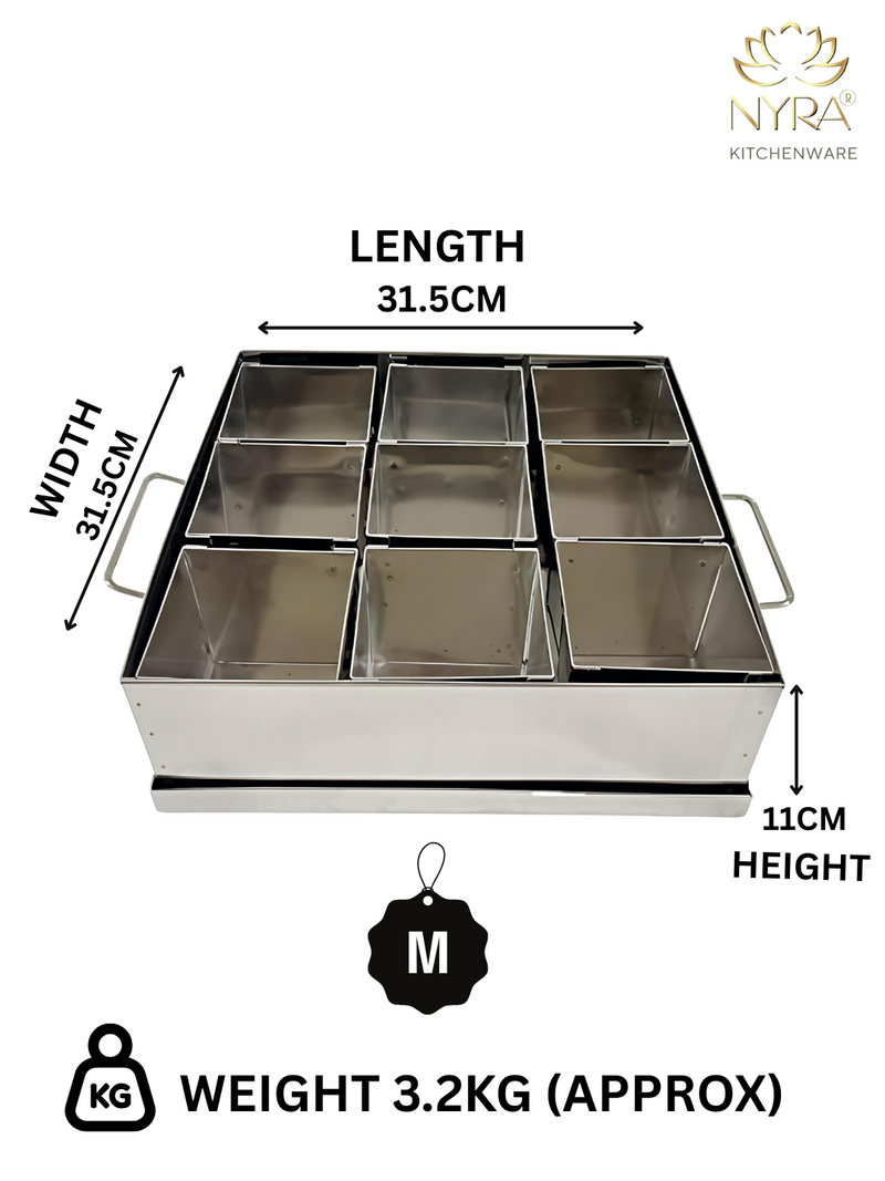 Stainless Steel Commercial Masala Dani – Kitchenware