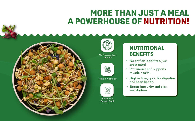 Natible Sprouted Protein and Millet Chilla Mix Variety Pack- Spinach & Masala Flavor – Savory Indian Pancake Mix (7.05 oz)