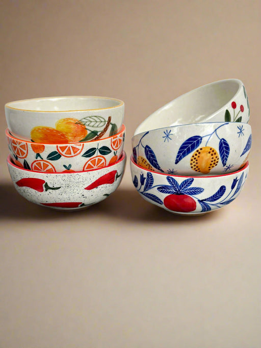 Nurture India Multi Color Art Small Bowls