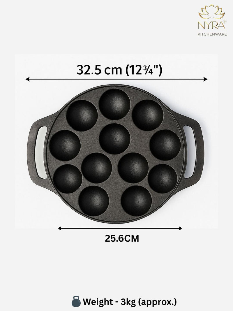 Traditional Cast Iron Appam Pan – Kitchenware