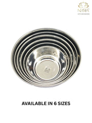 Stainless Steel Round Mixing & Serving Bowl – Serving Bowl