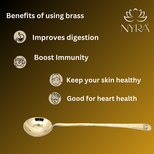 Brass Serving Ladle (Peetal Golchi) – Serving Ladle
