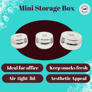 Stainless Steel Mini Containers Set - 3-Piece – Storage Container