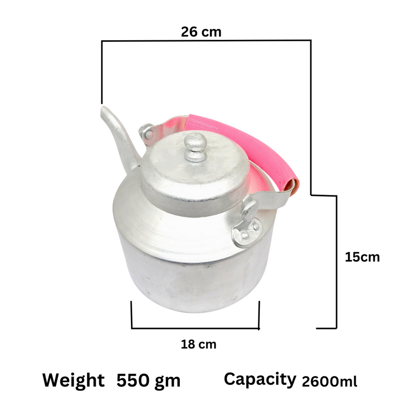 Classic Aluminium Chai Kettle – Tea Kettle