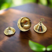 Pure Brass/Peetal Swastik Diya