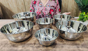 Stainless Steel Round Mixing & Serving Bowl – Serving Bowl