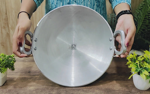 Aluminium Wok/Kadhai with – Cooking Wok