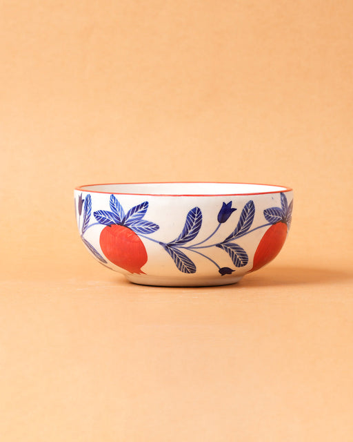 Nurture India Pomegranate Ceramic Bowl Large Small