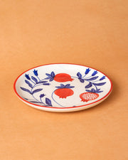 Nurture India Pomegranate Ceramic Plate Sets 7-Inch 2-Piece Set