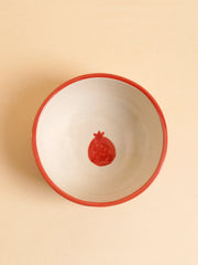 Nurture India Pomegranate Ceramic Small Bowls 10-oz
