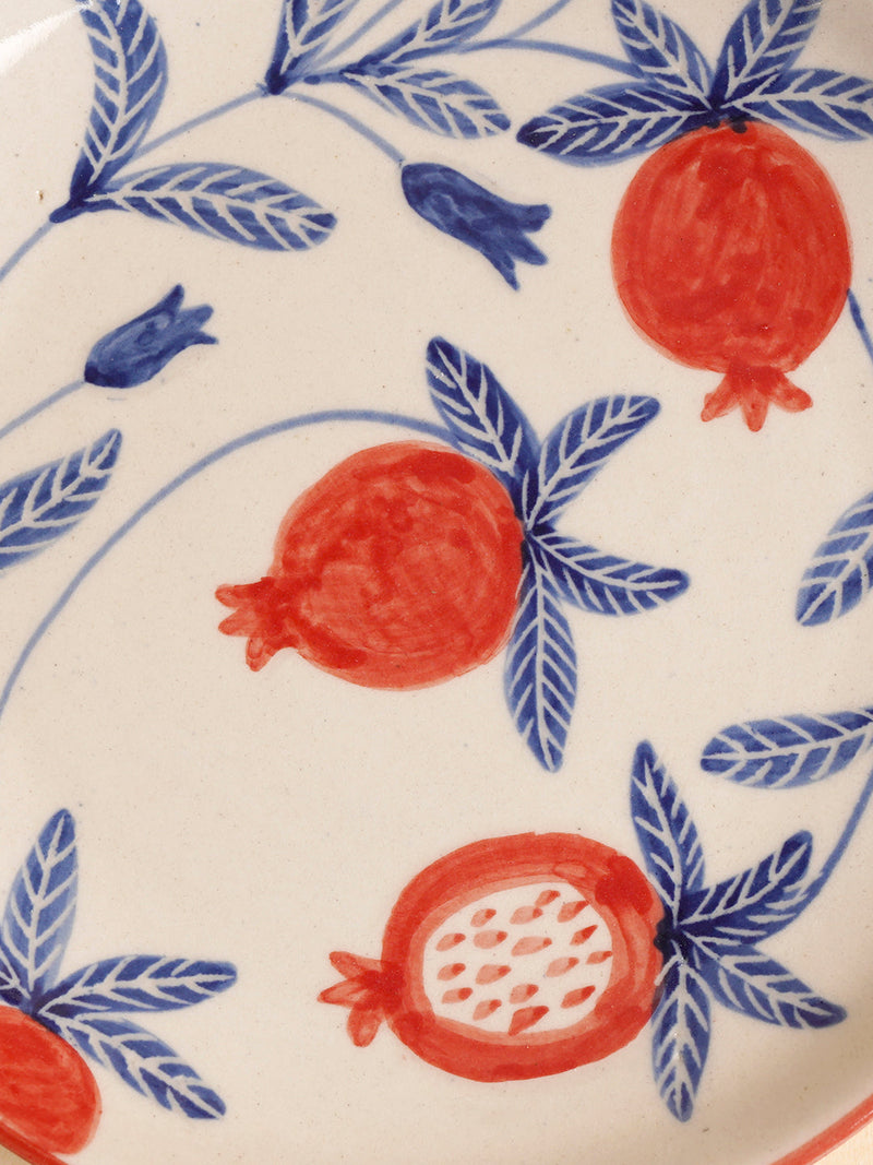 Nurture India Pomegranate Ceramic Plate Cup