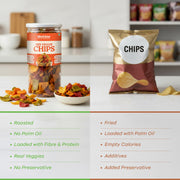 Natible Mix Veggie Chips Variety Pack – Crunchy Savory Snack (4.94 oz)
