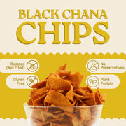 Natible Black Chana Chips Variety Pack – Crunchy Savory Snack (4.94 oz)