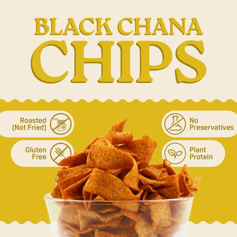 Natible Black Chana Chips Variety Pack – Crunchy Savory Snack (4.94 oz)