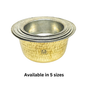 Traditional Brass Bhagona (Kalai Coated) – Kitchen Utensil